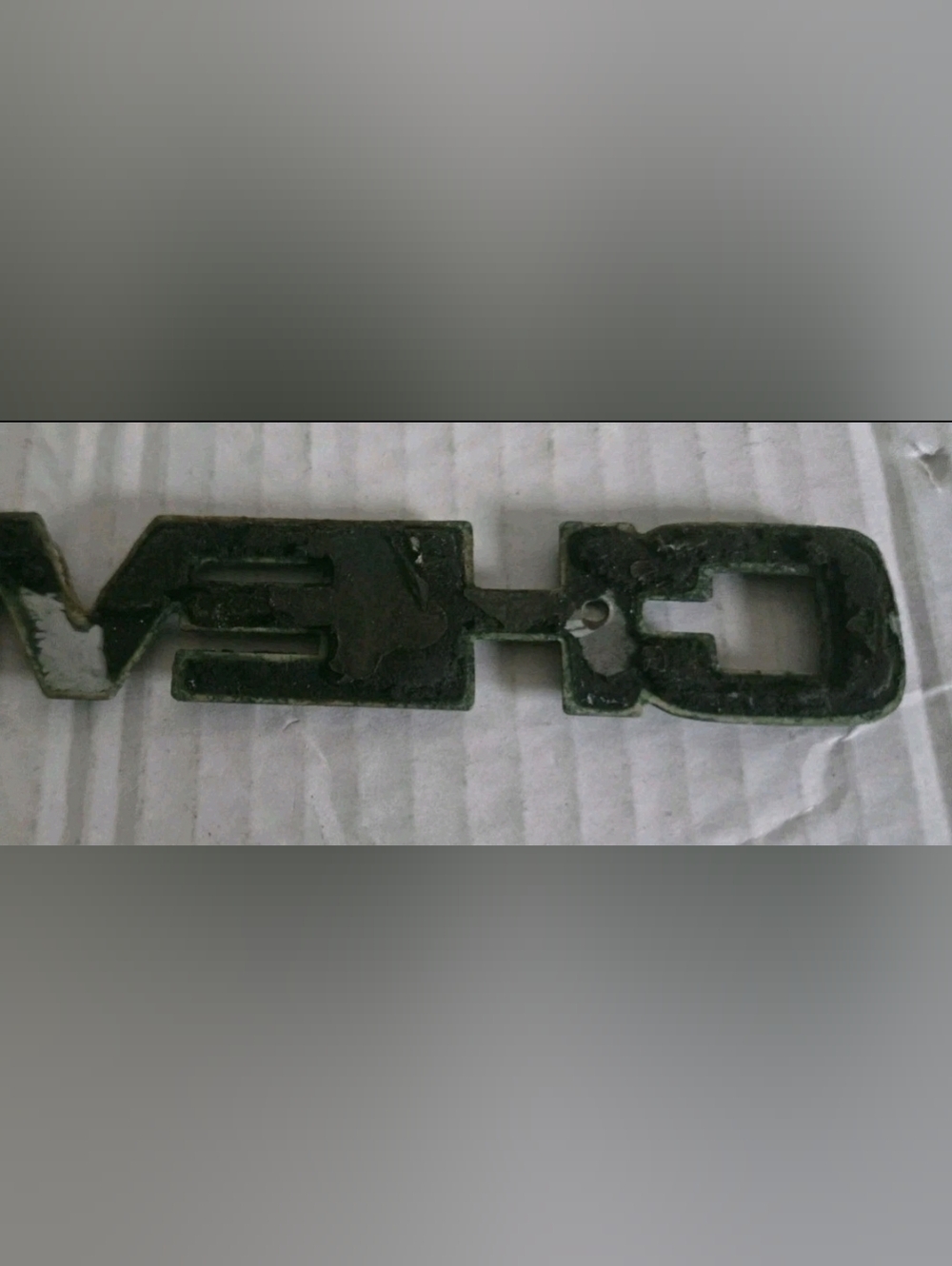 Black Raised Lettering Emblem - Picture 8 of 11
